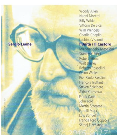 Copertina di Sergio Leone
